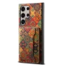 Leather+PC+TPU Case with Flower Print, Card Holder, Stand — Phone Accessories, Smartwatch 2025