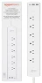 Превью Smart Plug Power Strip with 6 Outlets and 3 USB Ports — Smart Plug, Amazon Basics