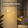 Превью Rechargeable Battery Night Light with Motion Sensor, Portable Mini Warm White LED Stick-on Closet Light, Adjustable..., Lyridz