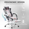 Превью Gaming Chair with Footrest, Massage Lumbar Support, and Gel Pad — Smart Chairs, Morkprism
