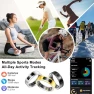 Превью Smart Health Ring with Vibration Alert and Touch Control — Smart Ring, uaue