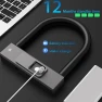 Превью Fingerprint Bike U-Lock with Cable — Smart Lock, eLinkSmart