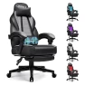 Превью Gaming Chair with Massage, Ergonomic Heavy Duty Design with Footrest and Lumbar Support, Large Size Cushion High Back... — Smart Chairs, BOSSIN