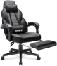 Превью Gaming Chair with Massage, Ergonomic Heavy Duty Design with Footrest and Lumbar Support, Large Size Cushion High Back... — Smart Chairs, BOSSIN