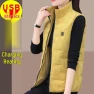 Women's Smart Electric Heated Vest with USB Charging - Winter Large — Heated Vest, The Two