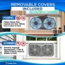 Превью Window Fan with Dual 3-Speed Fans, Auto-Locking Expanders, 3 Modes, Wi-Fi App Control, Fabric Cover & Bug Screen — Smart Fan, Comfort Zone