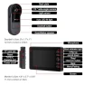 Превью Wireless Video Doorbell with Monitor — Video Doorbell, TKMARS