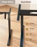 Превью Dual Motor Electric Adjustable Standing Desk Frame — Standing Desk, TopSky
