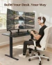 Превью Dual Motor Electric Adjustable Standing Desk Frame — Standing Desk, TopSky