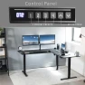 Превью Electric Corner L-Shaped Standing Desk — Office, VIVO