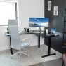 Превью Electric Corner L-Shaped Standing Desk — Office, VIVO