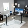 Превью Electric Corner L-Shaped Standing Desk — Office, VIVO