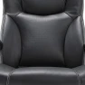 Превью Executive Office Chair with Layered Body Pillows, Contoured Lumbar, Adjustable Seat Height, Bonded Leather — Ergonomic Chair, Serta