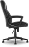 Превью Executive Office Chair with Layered Body Pillows, Contoured Lumbar, Adjustable Seat Height, Bonded Leather — Ergonomic Chair, Serta