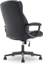Превью Executive Office Chair with Layered Body Pillows, Contoured Lumbar, Adjustable Seat Height, Bonded Leather — Ergonomic Chair, Serta
