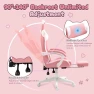 Превью Gaming Chair with Cat Ears and Massage Lumbar Support — Ergonomic Chair, Dowinx