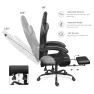 Превью Gaming Chair with Footrest and Massage Lumbar Support — Massage Chairs, ErgoDesign