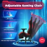 Превью Massage Gaming Chair with Footrest — Ergonomic Chair, ECOTOUGE