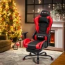 Превью Massage Gaming Chair with Footrest — Ergonomic Chair, ECOTOUGE