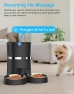Превью Automatic Pet Feeder with WiFi, App Control, Two-Way Splitter, Two Bowls, Voice Recorder, and Portion Control — Automatic Feeders, WellToBe