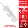 Превью Smart Wi-Fi 3 Outlet Power Strip — Smart Plug, Energizer Connect