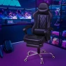 Превью Gaming Chair with Footrest and Massage Lumbar Support — Smart Chairs, Shahoo