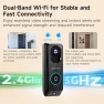 Превью Dual Lens Video Doorbell Camera Wireless with Chime — Video Doorbell, JAIOTlink
