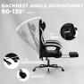Превью Gaming Chair with Massage, Ergonomic Design, Footrest, Headrest, and Lumbar Support — Ergonomic Chair, NIONIK