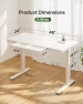 Превью Glass Standing Desk with Drawer — Standing Desk, Marsail