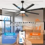 Превью Industrial Smart Ceiling Fan with Light and Remote Control — Smart Fan, Minislak