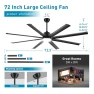 Превью Industrial Smart Ceiling Fan with Light and Remote Control — Smart Fan, Minislak