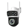WiFi IP Camera with Triple Lens, Full Color Night Vision, and 355° Pan — Security Camera, Guudgo