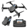 WiFi FPV Drone with LCD Screen Controller, HD Dual Camera, Lighting Arms, and Optical Flow Positioning — Drone, YLR C