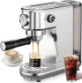 20 Bar Professional Espresso Machine with Milk Frother — Coffee Maker, Atatix
