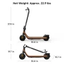 Electric Scooter for Kids 6-14 with Adjustable Handlebar Height, Segway
