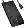 WiFi Surge Protector with Smart Outlets and USB Ports