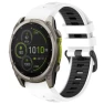 Dual Color Quick Release Silicone Watch Band, Garmin