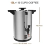 Commercial Grade Stainless Steel Coffee Urn, Valgus