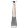 Pyramid Style Outdoor Patio Heater with Dancing Flame, Thermo Tiki