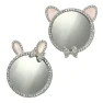 Smart Talking Pair, 15 Years. Silver Mirror 'Bear' + Silver Mirror 'Rabbit', Board M Factory