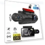 Dual Lens Car Dash Cam — Dashboard Cameras, GLOBUS