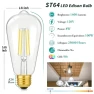 Vintage LED Edison Light Bulbs — Smart Light Bulb, Brightever