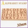 Alphabet Stamp 30mm, Stamp Studio