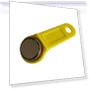 Readable RFID Touch Memory Key — Biometric Security, Scalloped Ocean