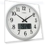 Silver Time Sensor Analog Wall Clock — Wall, MJ Select