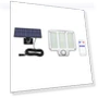 Motion Sensor Light with Detachable Solar Panel — Outdoor Security & Flood Lighting, Vestidos