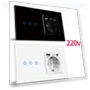Touch Switch with Glass Panel — Switch Plates, Red dress