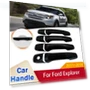 Classic Glossy Black Smart Door Handle Cover — Car Door Entry Guard
