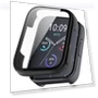 PC Case with Tempered Glass, Smart Watch G V9 Screen, Protective Case with Scratch Green — Screen Protectors, Happy Electronic King