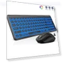 Silent Wireless Keyboard and Mouse with RGB Backlight — Keyboards, SeenDa